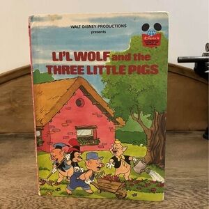 Walt Disney Li'l Wolf and the Three Little Pigs Book